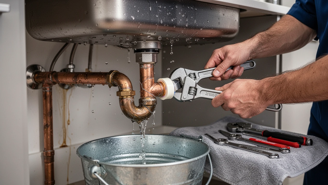 Leak Under Kitchen Sink Repair